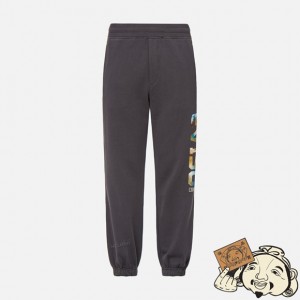  Ανδρικά φούτερ Evisu INK BRUSH EFFECT LOGO ΕΚΤΥΠΩΣΗ ΦΟΥΤΕΡ Γκρι